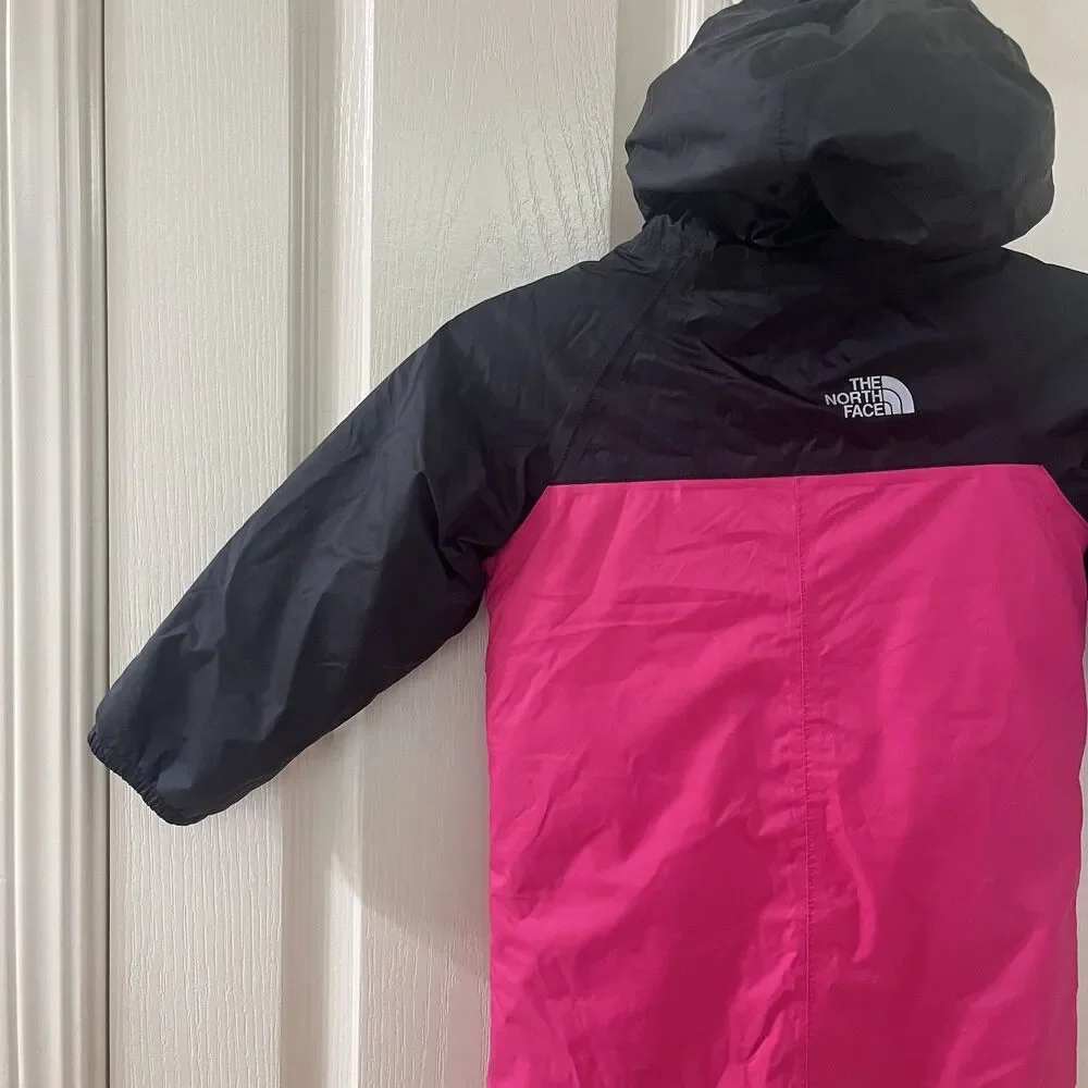The North Face Insulated Tailout One Piece Snowsuit Pink Girls Size 18-24 Months